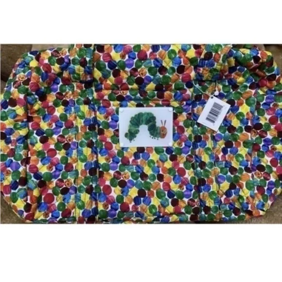 COPY - Baby’s Tote Eric Carle Caterpillar 100% Cotton Duffel Bag. NWT.
